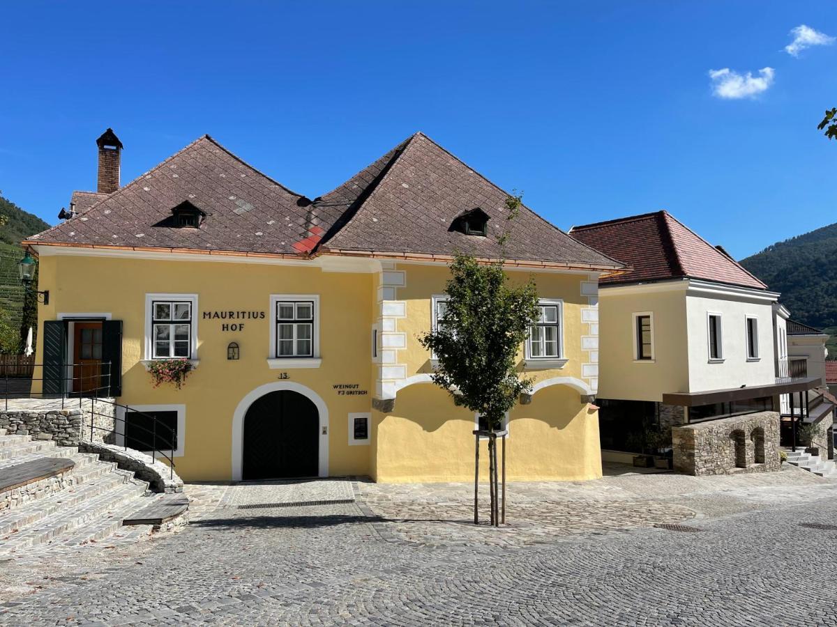 Apartments Mauritiushof Weingut Fj Gritsch 斯皮茨 外观 照片